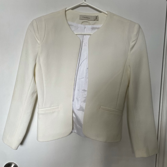 Gorgeous creamy white XS white short jacket - Picture 1 of 2